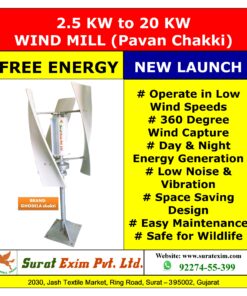 2.5 KW to 20 KW Rooftop Wind Turbine for Home Apartments Residential Commercial Use – GHODELA shakti